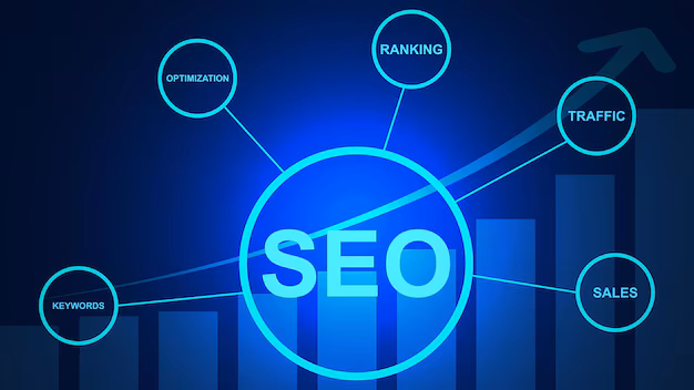 seo search engine optimization concept background digital marketing online business